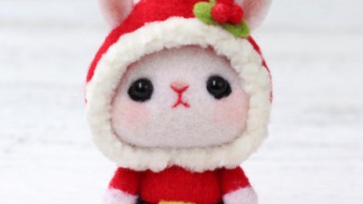 놓치면 후회! 양모펠트 산타 토끼 🐰 역대급 후기 & 할인 찬스!