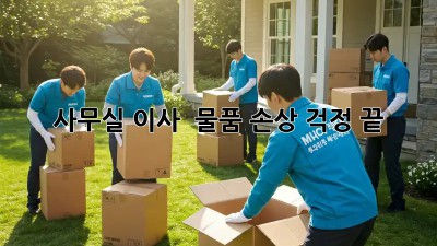 사무실 이사?  물품 손상 걱정 끝!