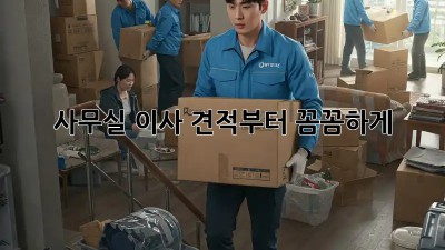 사무실 이사, 견적부터 꼼꼼하게!