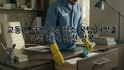 교동면 다용도실 청소🧹 꿀팁 대방출! 악취 제거 완전 정복!